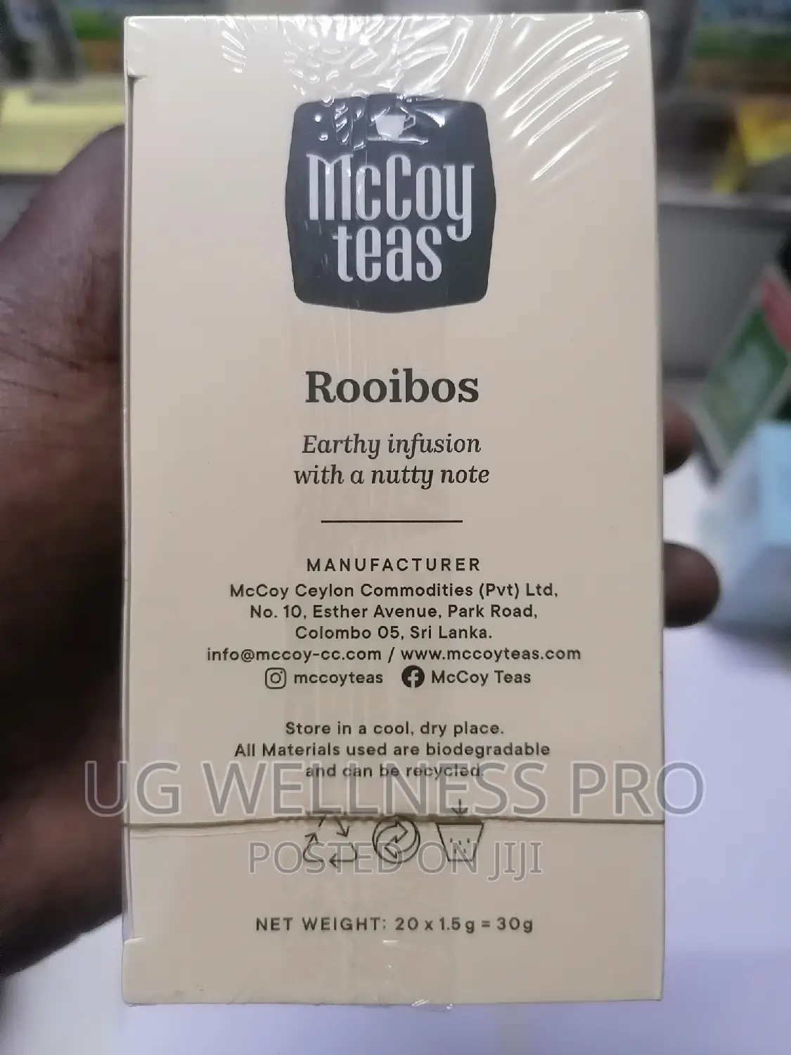 Maccoy Rooibos A Touch of Red Tea 20 Tea Bags