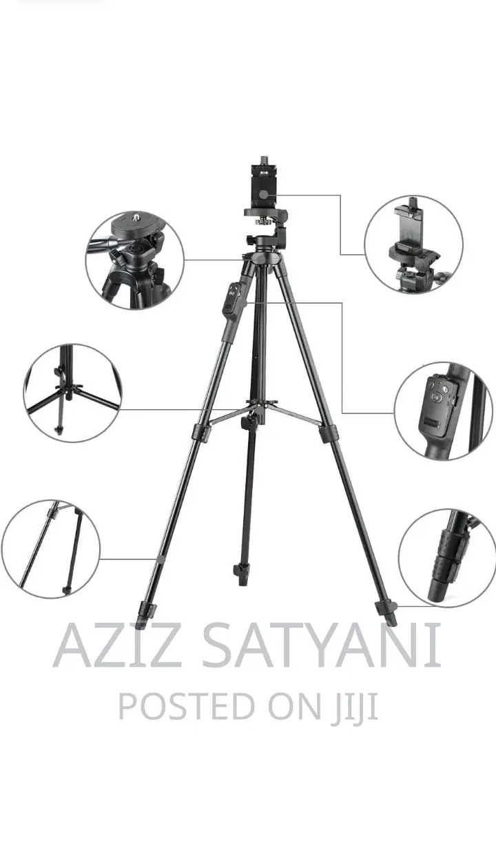 VCT-5208 Tripod With Bluetooth Remote For SMRTPH And DSLR