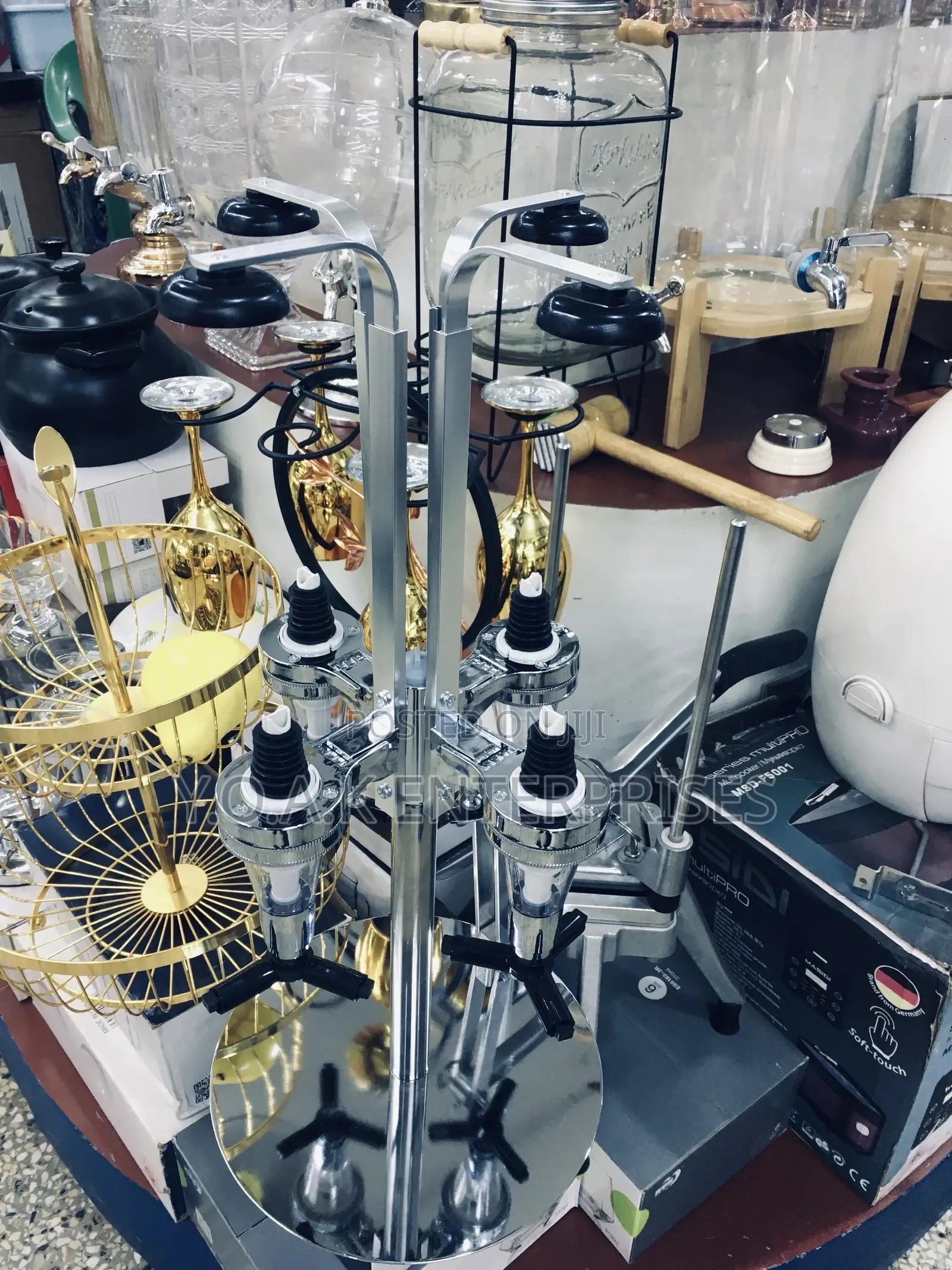 Wine Bottle Holder 4 Shots
