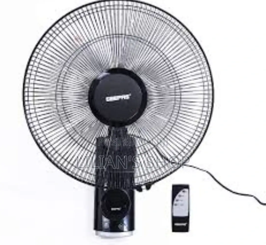 Gepaas 16inch Wall Fan With Remote Control