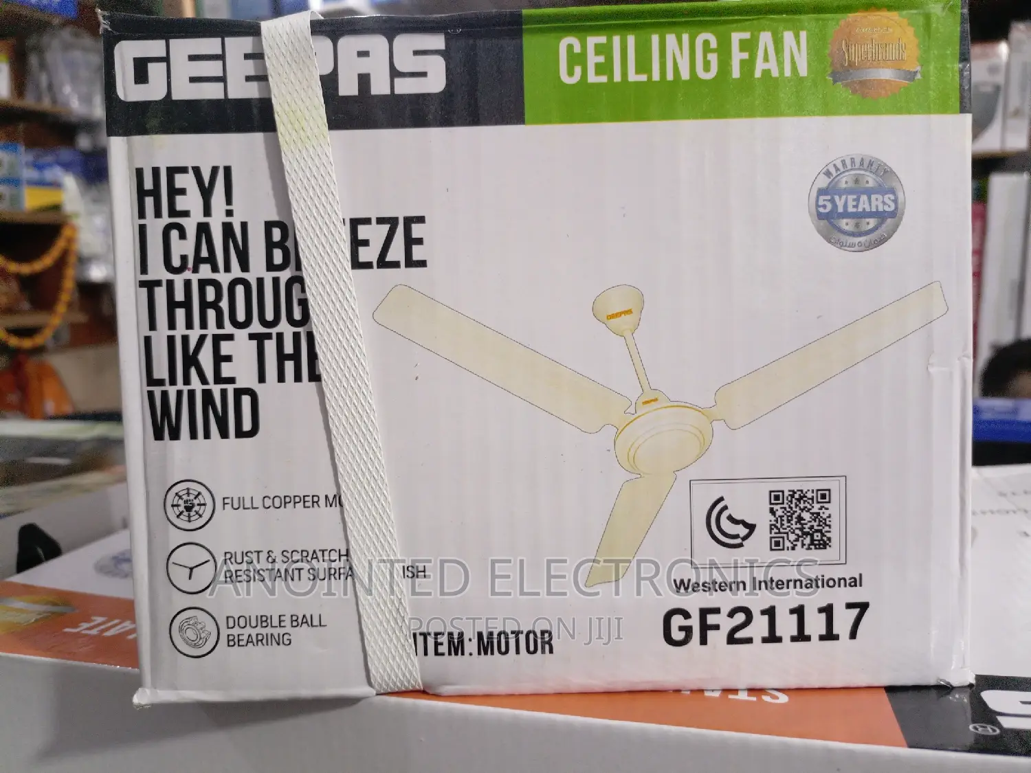 Geepas Ceiling Fans Available