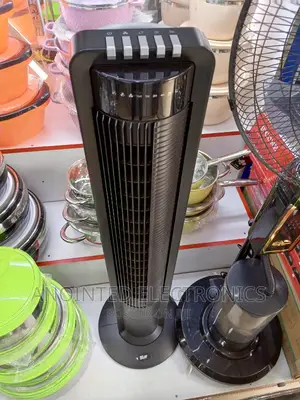 Black Tower Fans With a Remote