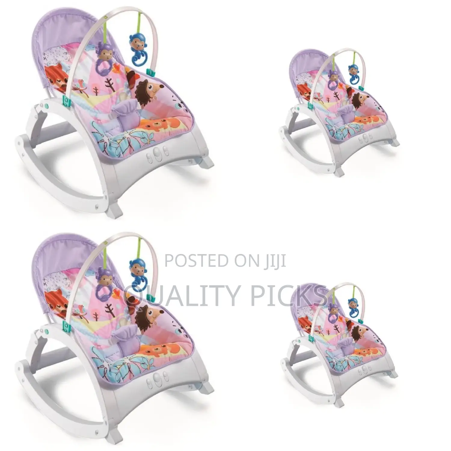 Plastic 2 in 1 Baby Chair