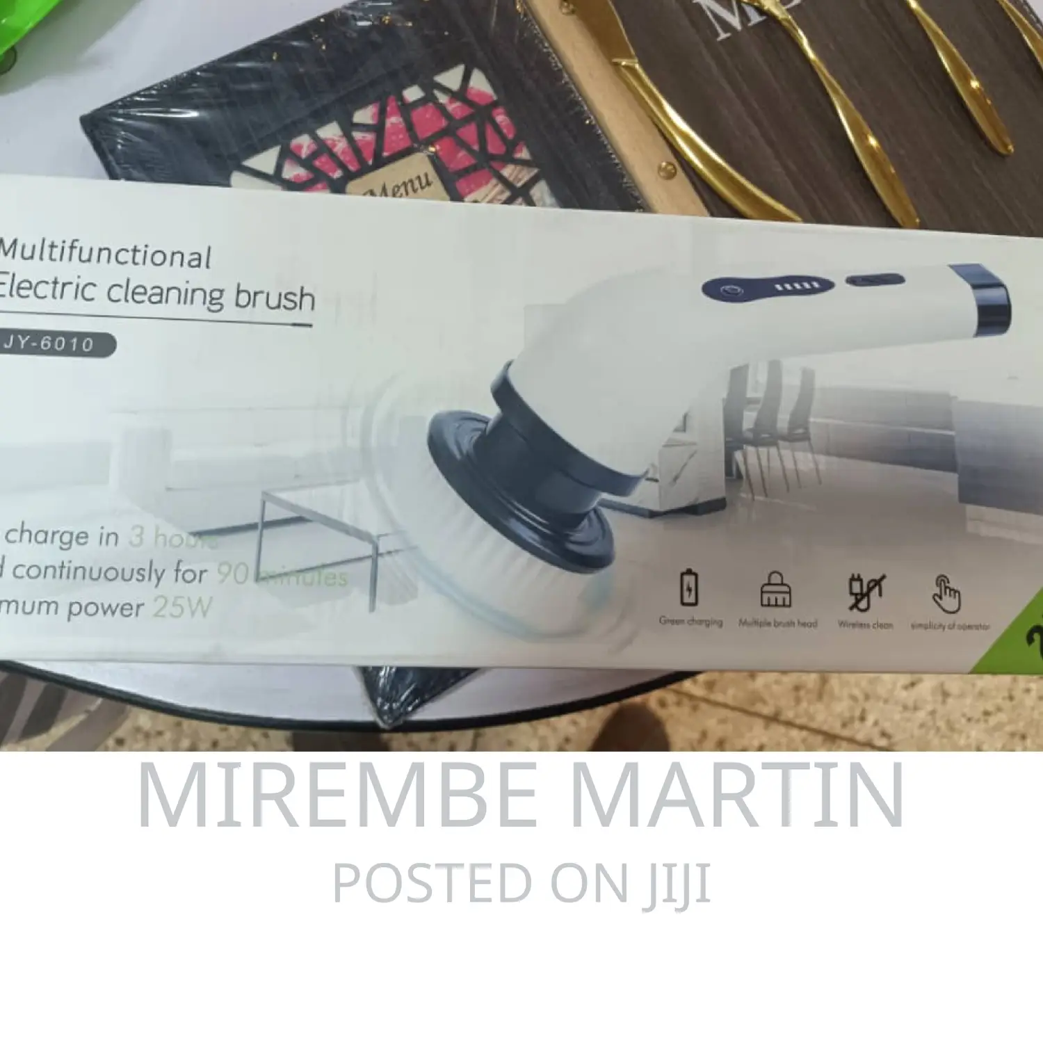 Wireless Electric Cleaning Brush.