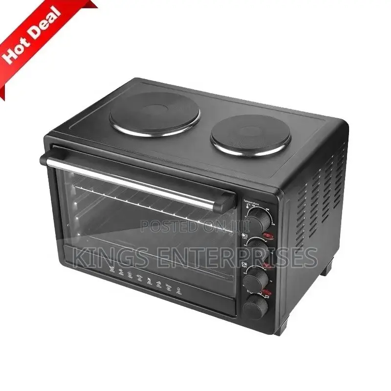 Electric Household and Commercial Oven With Burners