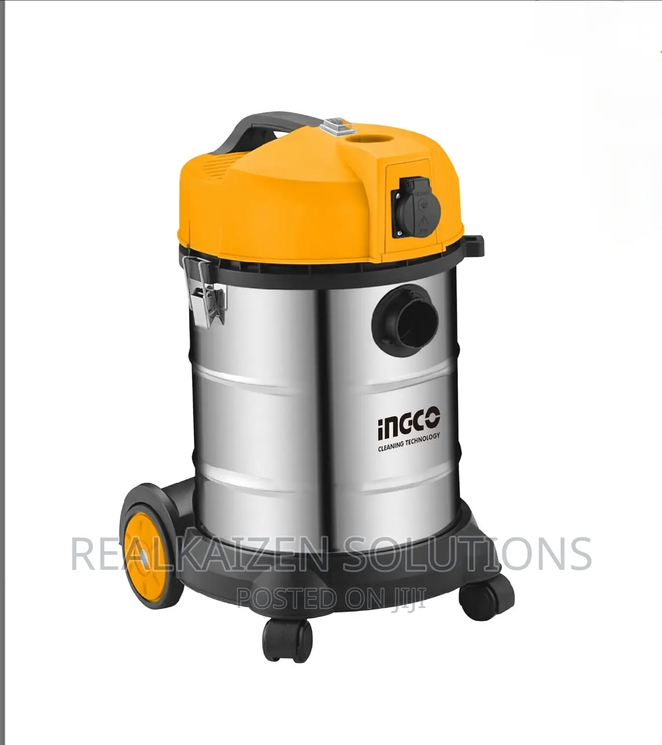 INGCO 30L Industrial Wet Dry Stainless Steel Vacuum Cleaner