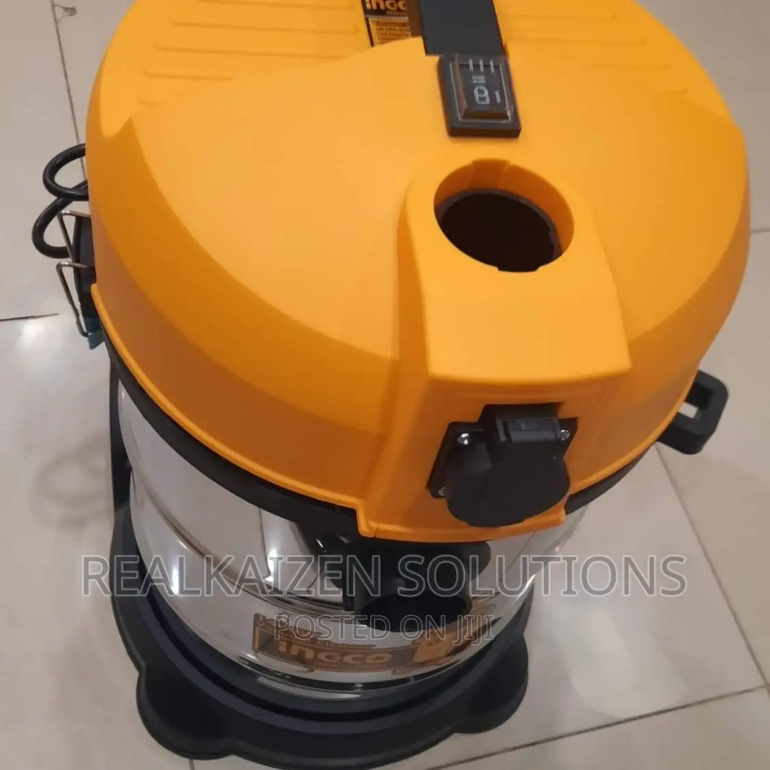 INGCO 30L Industrial Wet Dry Stainless Steel Vacuum Cleaner