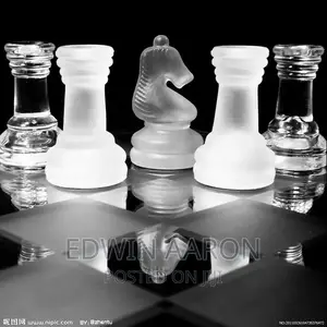 Glass Chess Game Set