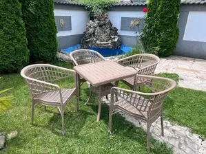 Bar and Restaurant Plastic Chairs and Table