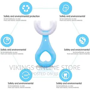 Soft Baby Infant Silicone Toothbrushes - Color May Vary