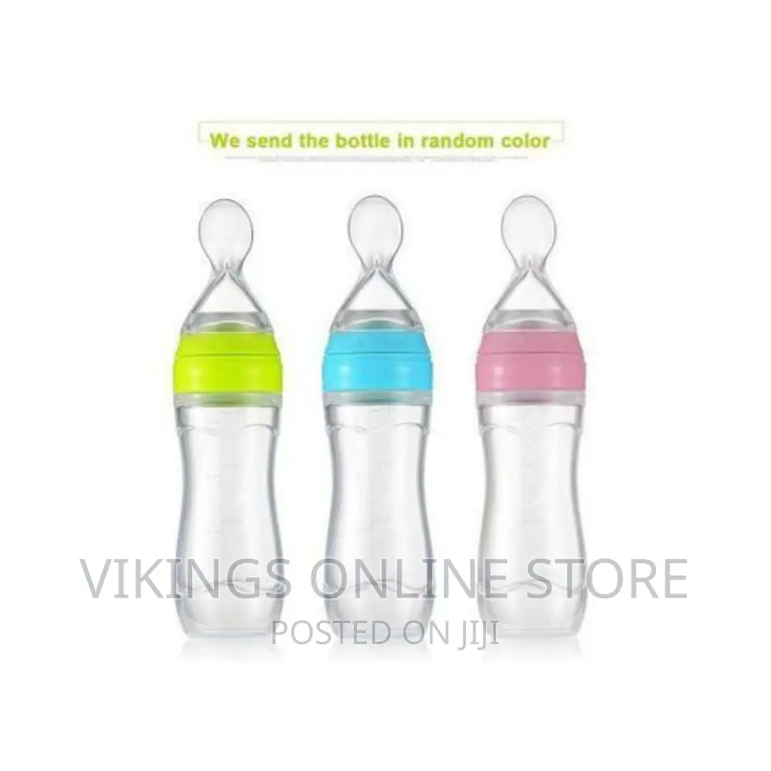Baby Squeeze Feeding Spoon - Multicolor