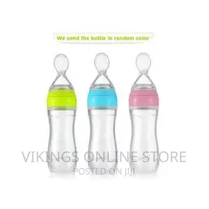 Baby Squeeze Feeding Spoon - Multicolor