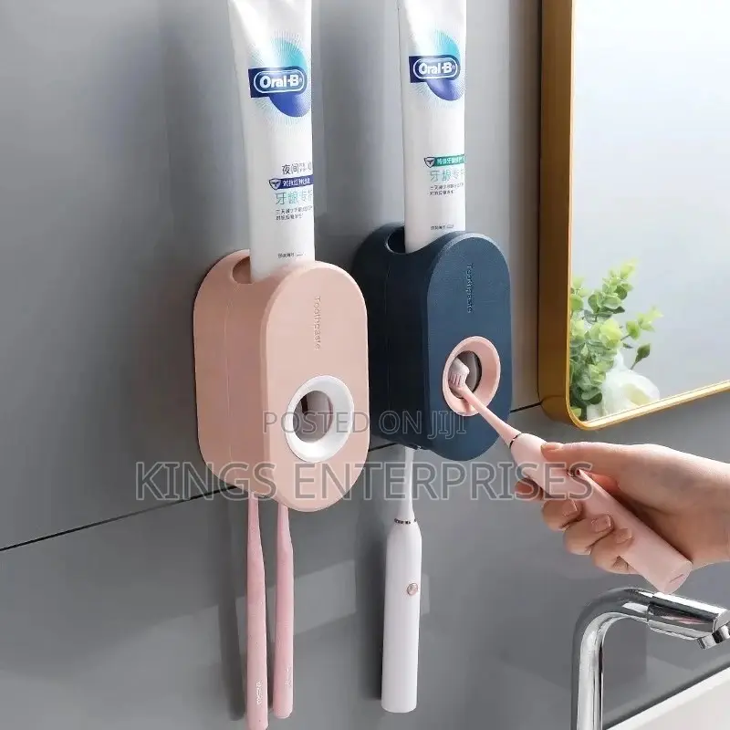 Wall Mounted Toothpaste Dispenser and Holder