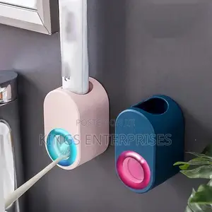 Wall Mounted Toothpaste Dispenser and Holder
