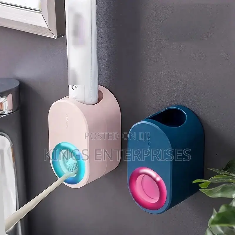 Wall Mounted Toothpaste Dispenser and Holder