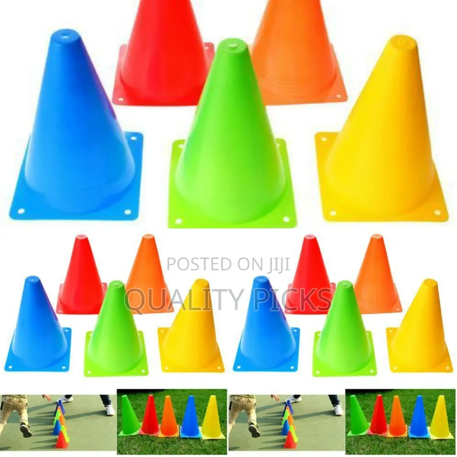 Plastic Brand Football Cones