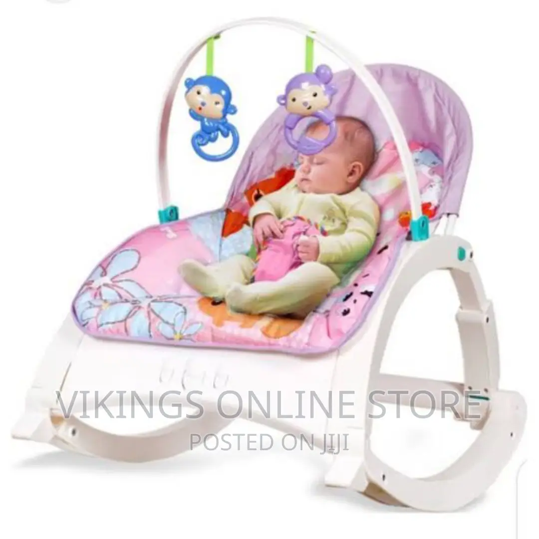 Baby Rocking Chair Green / Pink