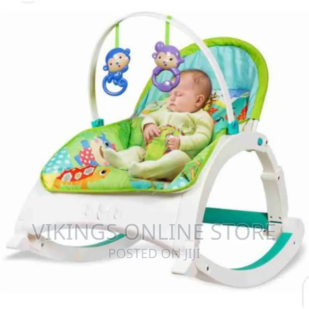 Baby Rocking Chair Green / Pink