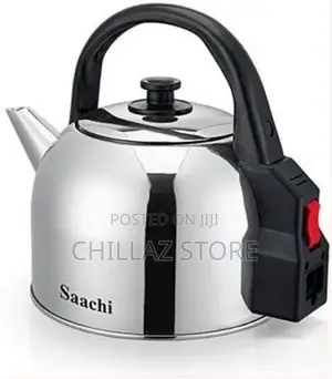 Saachi Stainless Steel Electric Kettle, Silver, 5 Litre,