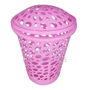 Laundry Basket, Design May Vary- Pink