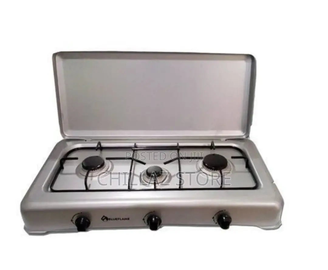Blueflame Gas Cooker O-300j Triple Gas Top Burner – Grey
