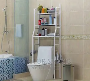 3-Tier Bathroom Organizer Toilet Shelf (Durable)