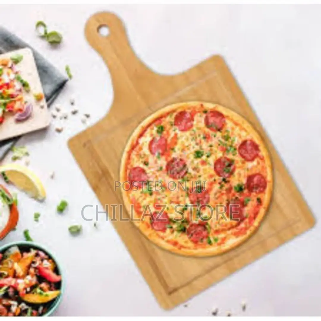 Household Wooden Rectangle Flat Fruit Pizza Serving Board