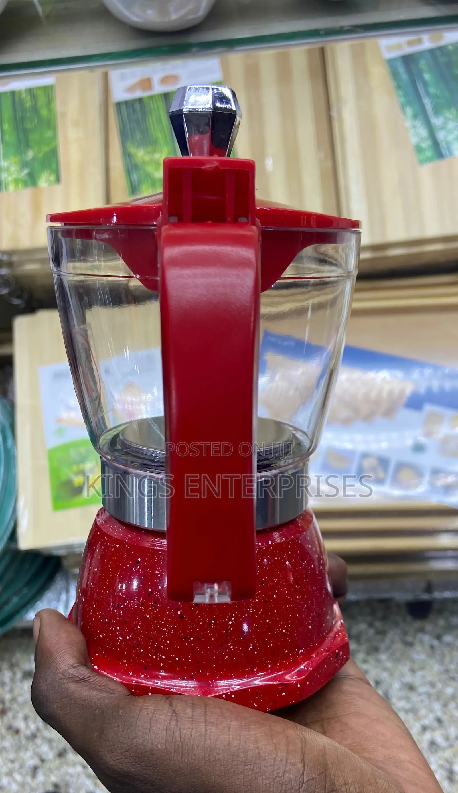 Glass Moka Coffee Pot