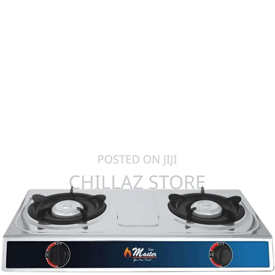 Electro Master Gas Stove 2 Burner Steel GM-SGS-3012