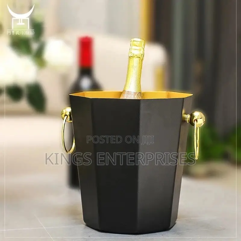 Luxurious Stainless Steel Ice Bucket