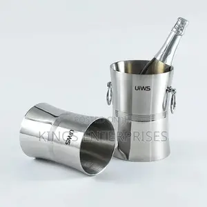 Metallic Table Top Ice Bucket