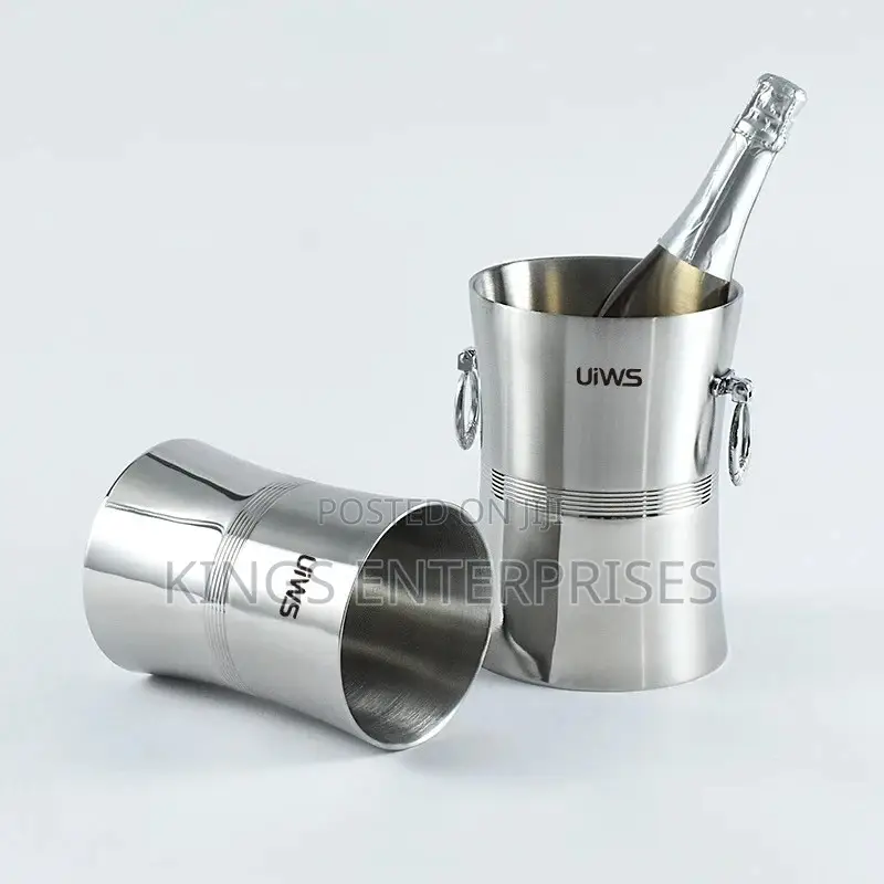 Metallic Table Top Ice Bucket