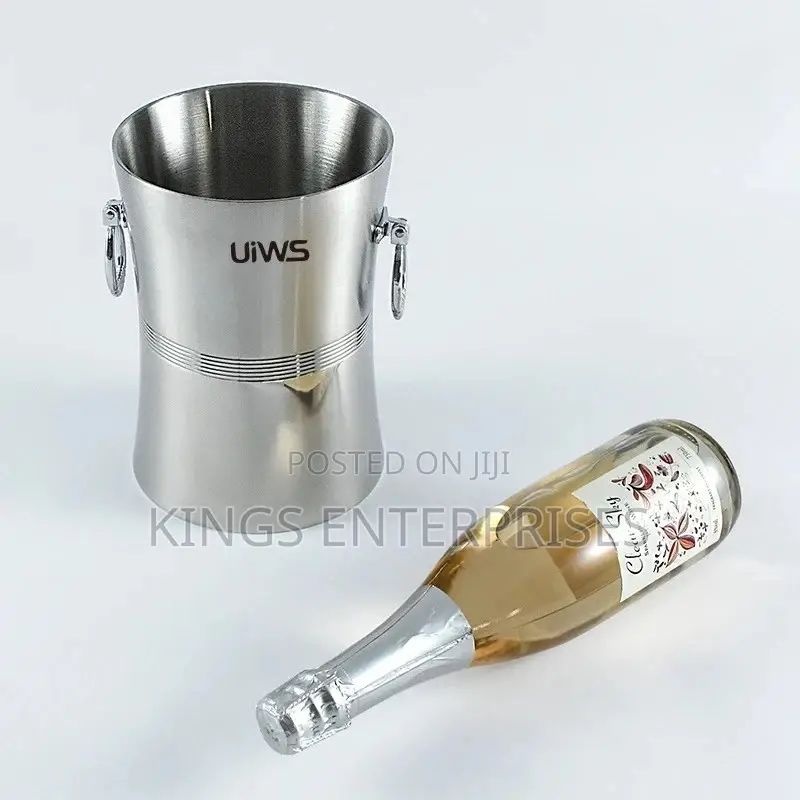 Metallic Table Top Ice Bucket
