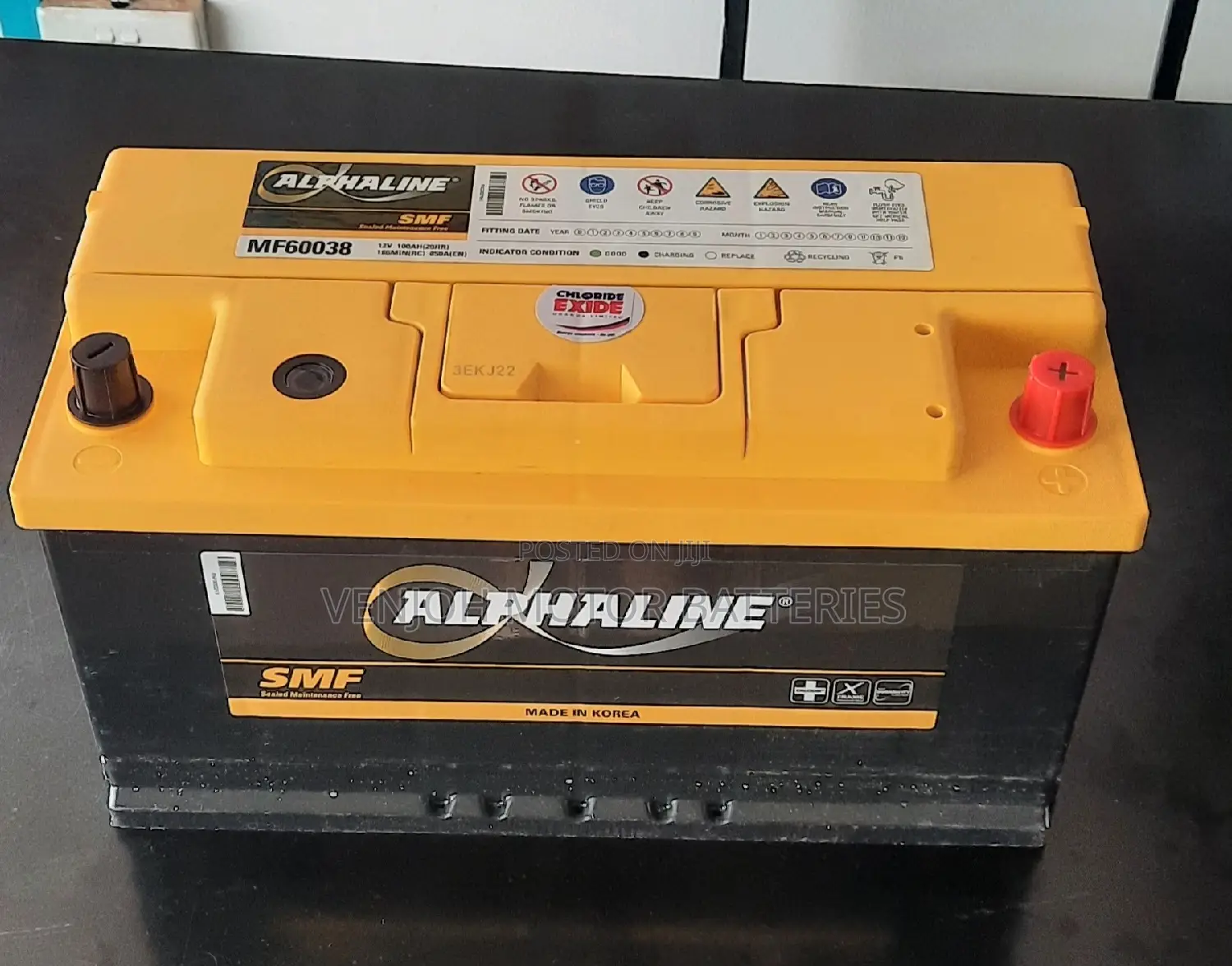 Din100 MFL Alphaline Made in Korea Car Battery