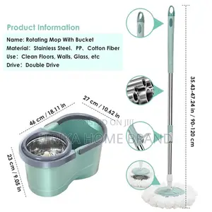 360 ° Water Throwing Spinning Mop Double Drive Mop Rotating