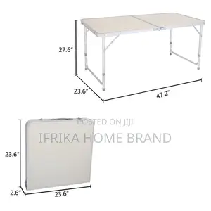 4 Foot Portable Plastic Folding Multipurpose Picnic Table