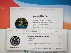 Desktop Computer Apple iMac 16GB Intel Core I5 SSD 1T