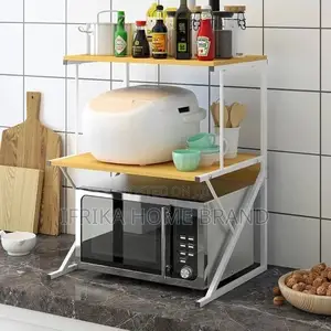 Kitchen Rack Microwave Oven Shelf Countertop Multi-Layer