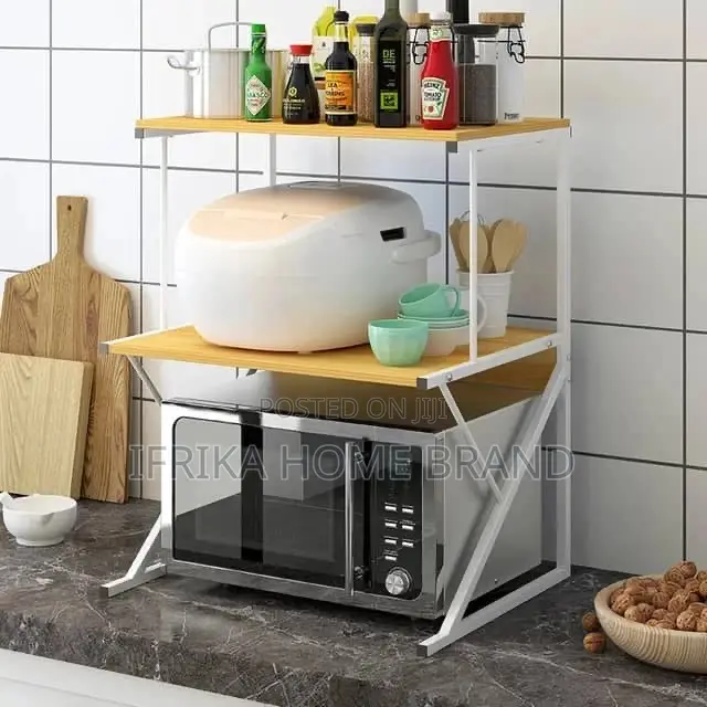 Kitchen Rack Microwave Oven Shelf Countertop Multi-Layer