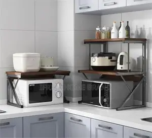Kitchen Rack Microwave Oven Shelf Countertop Multi-Layer
