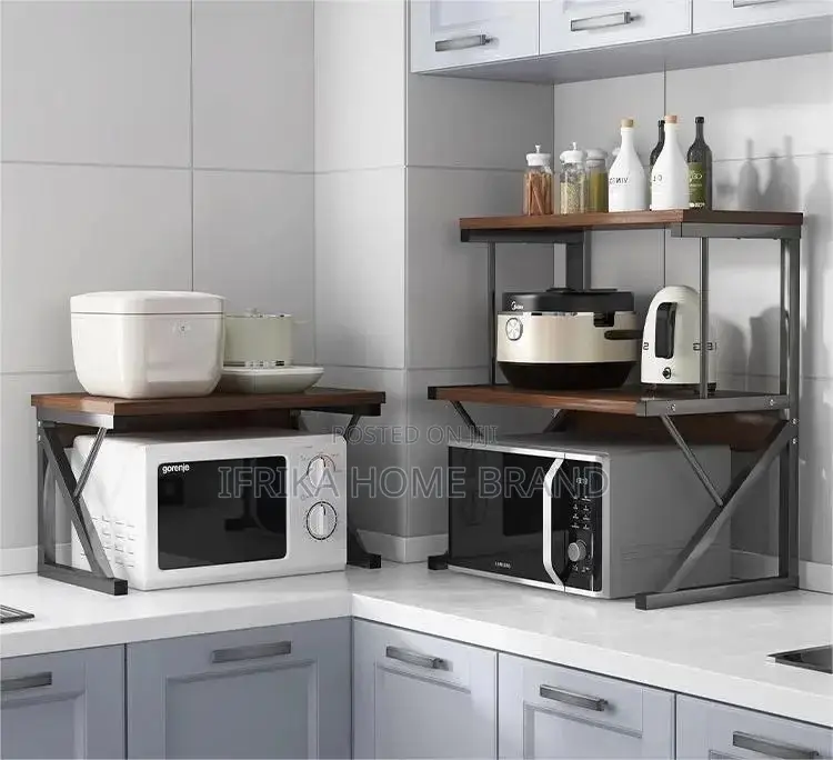 Kitchen Rack Microwave Oven Shelf Countertop Multi-Layer