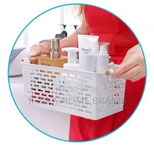 1pc Kitchen Storage Basket Plastic Multi-function Fruit Rack