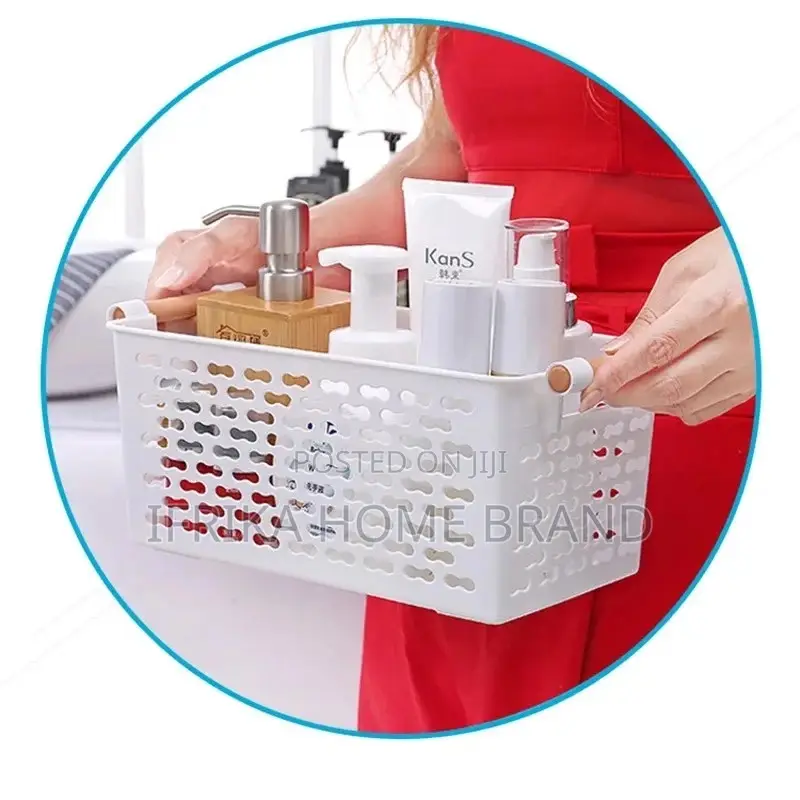 1pc Kitchen Storage Basket Plastic Multi-function Fruit Rack