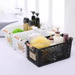 1pc Kitchen Storage Basket Plastic Multi-function Fruit Rack