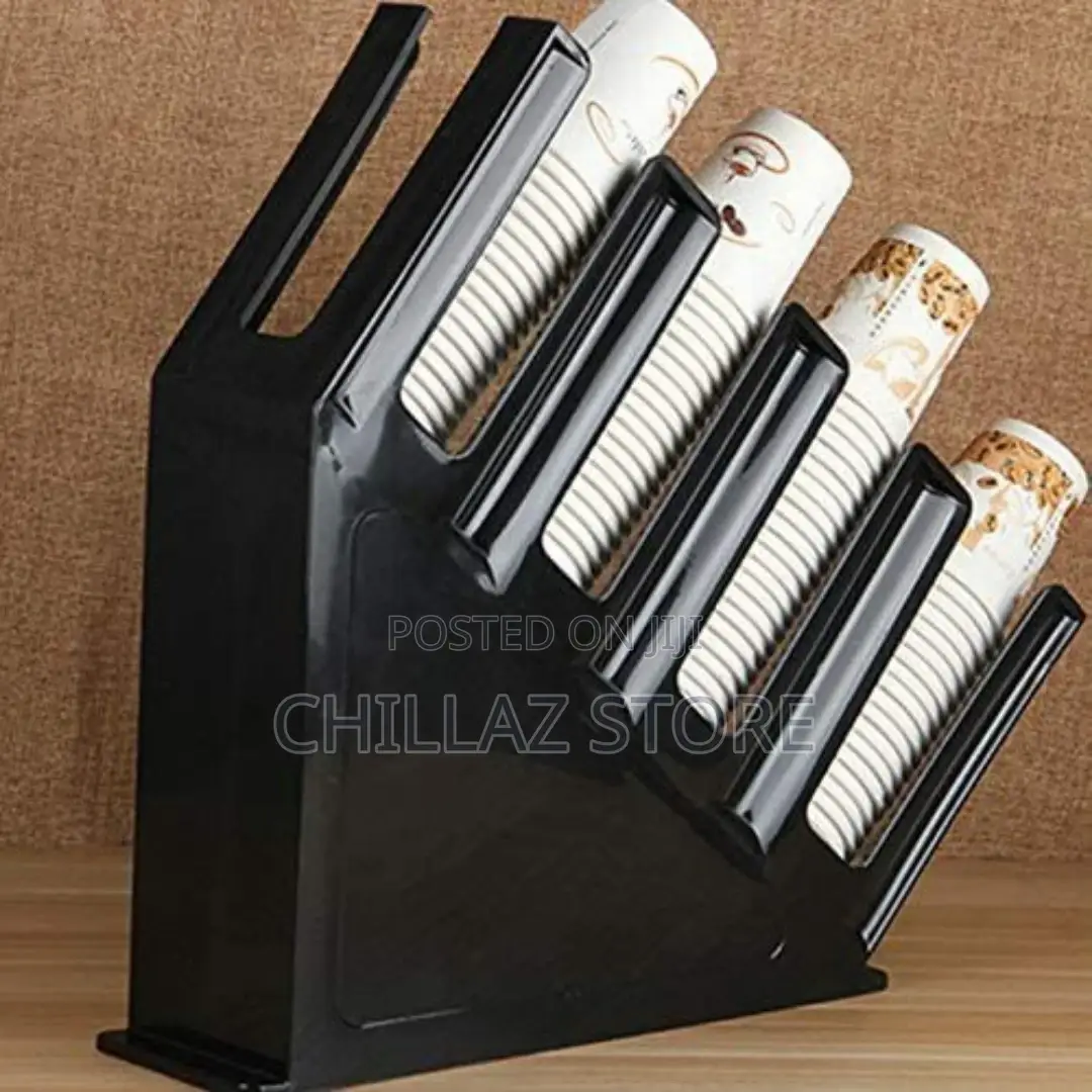 Lightbox Coffee Glass,Cup Holder Dispenser Stand Organizer,