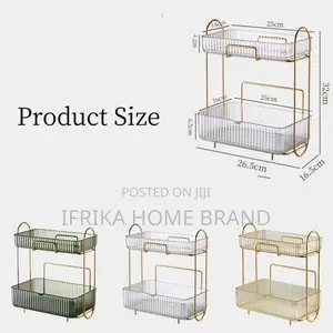 Acrylic Bathroom Storage Holder Skincare Makeup Organizer
