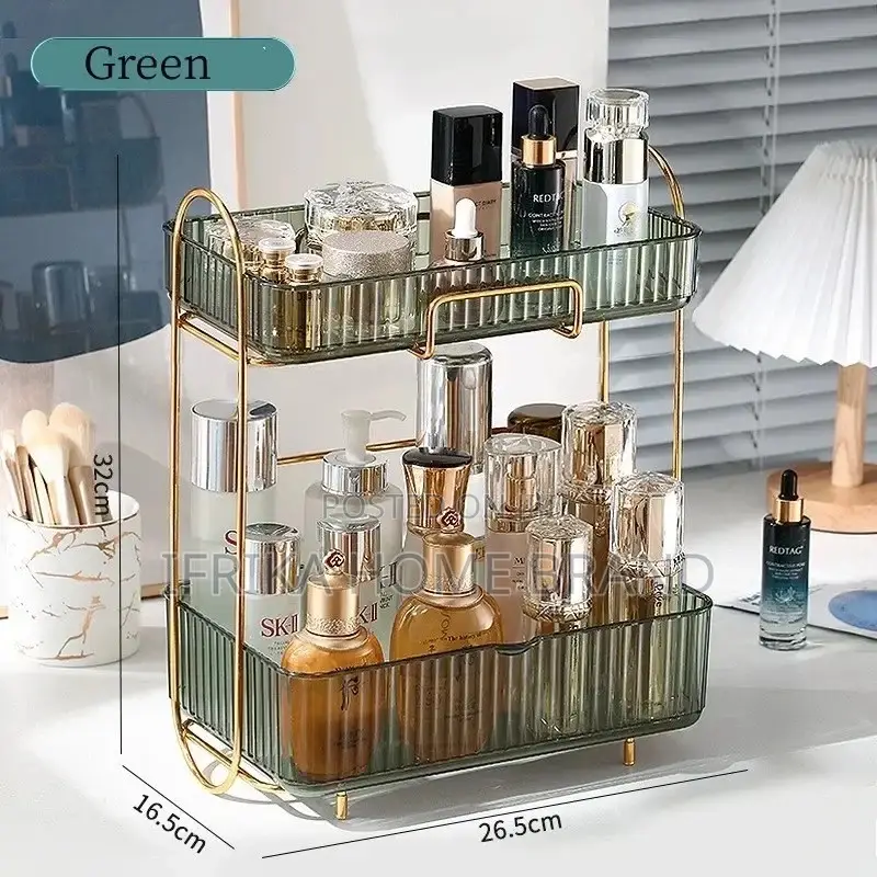 Acrylic Bathroom Storage Holder Skincare Makeup Organizer