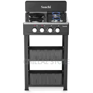 Saachi Stainless Steel Gas Burner With 2 Gas