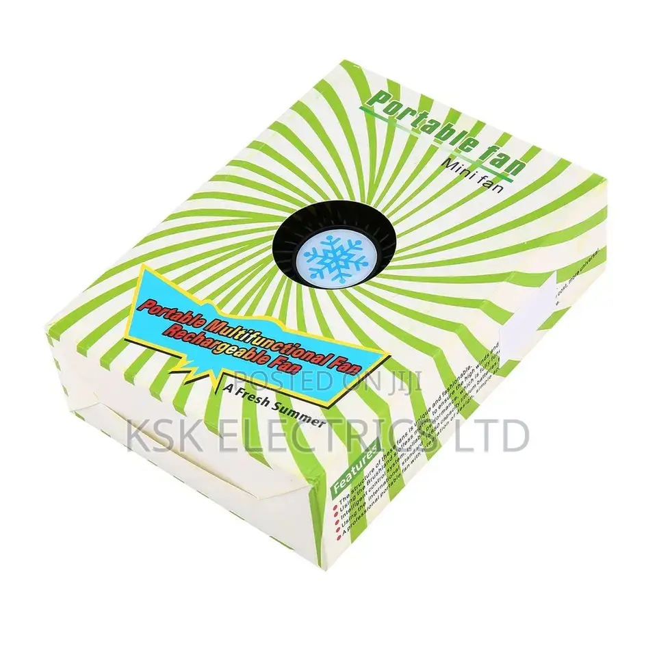 Portable Rechargeable Led Fan Air Cooler Mini