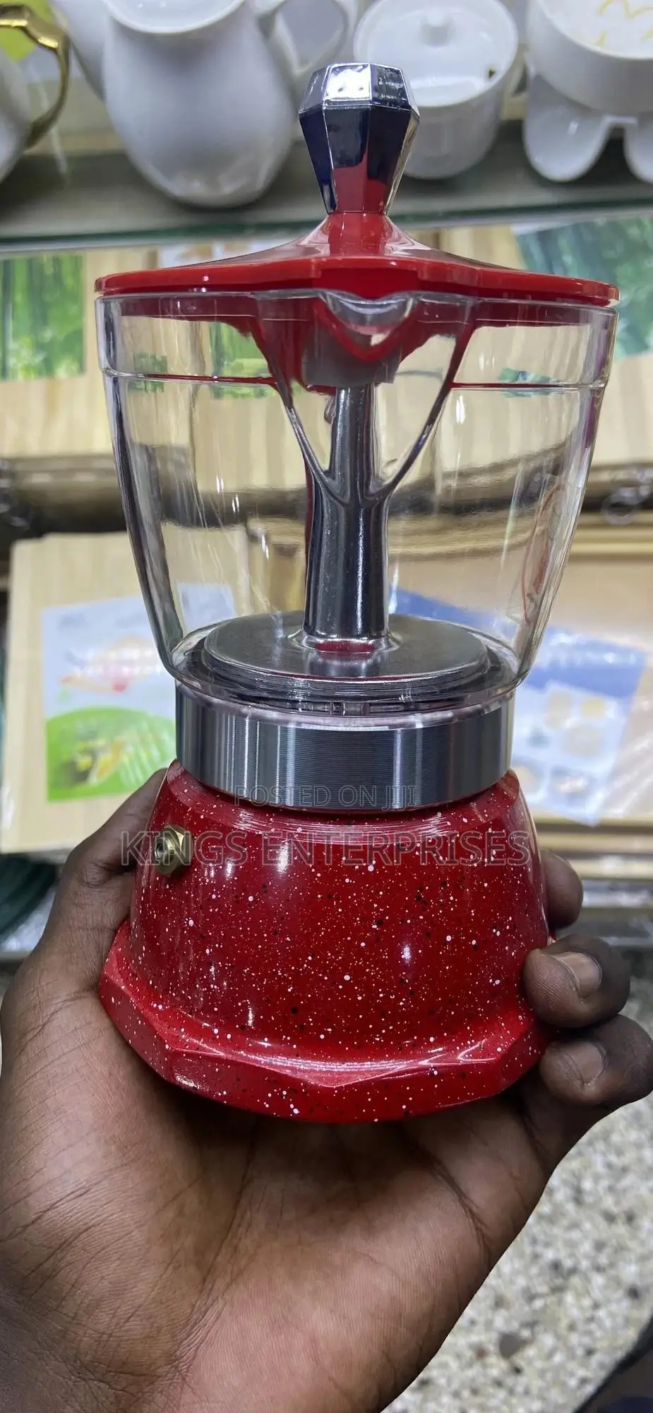 Glass Moka Coffee Pot